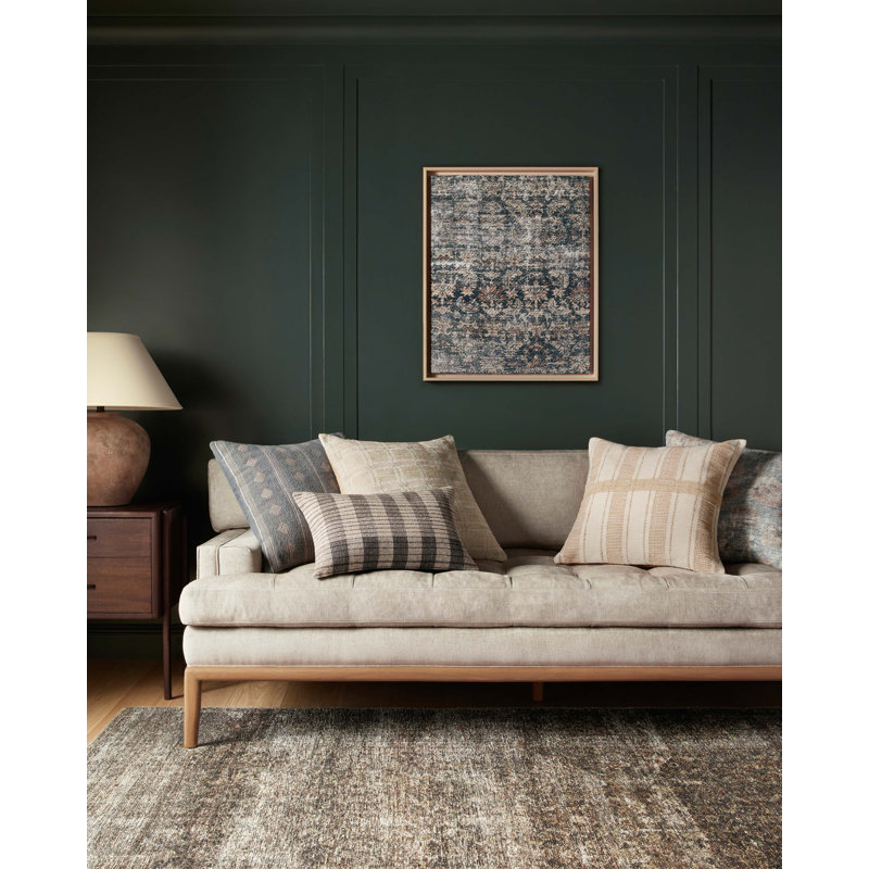 Ivory and Beige Textured Cotton Throw Pillow Set