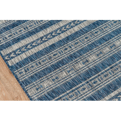 Joyrell Striped Machine Woven Rug 