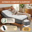 Matelas hybride matelassé 10 po, mi-ferme - Support et respirant pour les tailles simple, simple TG, double, grand, très grand-1149681430