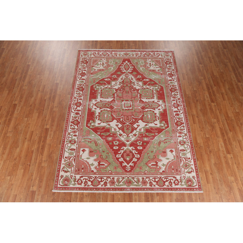 Geometric   Oriental Area Rug 7x10