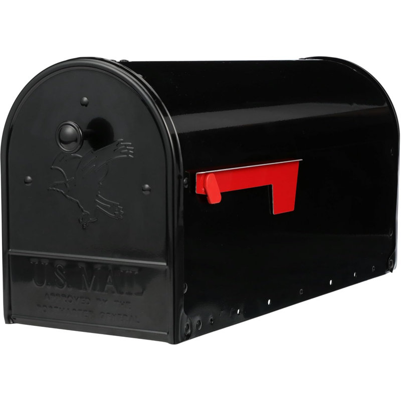 Boîte aux lettres à double capacité arrière, boîte aux lettres OM160BEC Gibraltar, noir