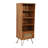 Chetram 1 Drawer Rattan SLim Bookshelf