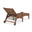 POLYWOOD x Birch Lane Veranda Chaise with Arms and Wheels-110994490