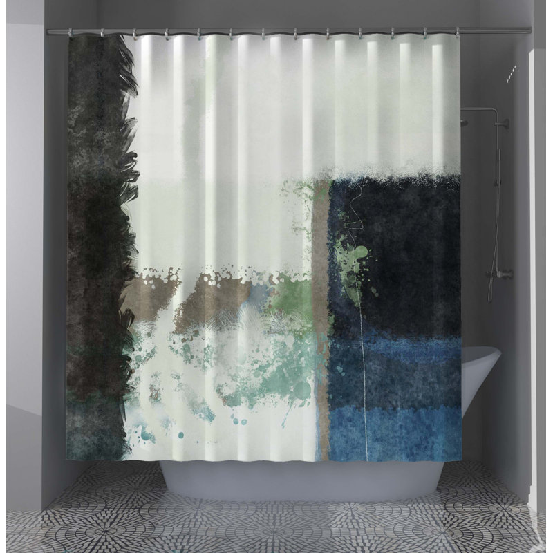 Abstract Shower Curtain