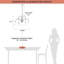 Lustre abat-jour en verre empire 25,98 pouces Abrial