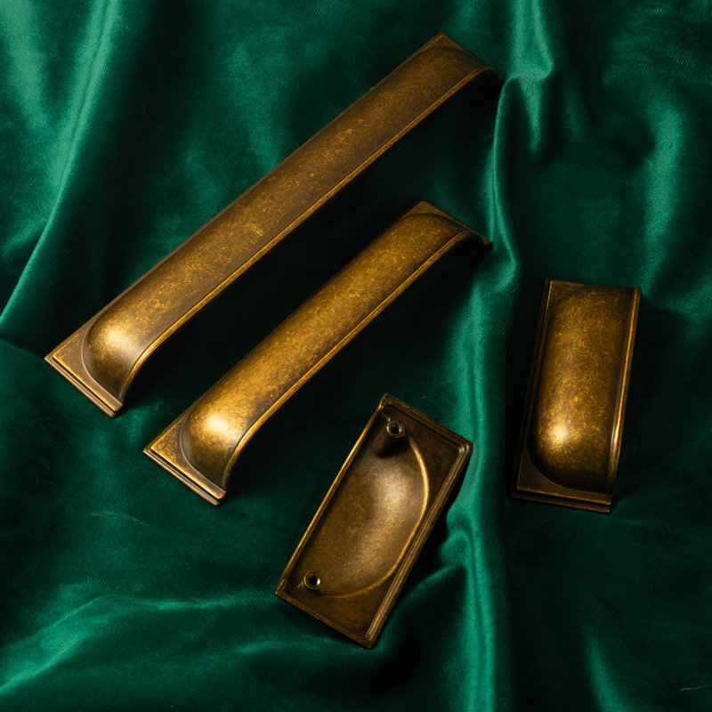Ensemble de poignées pour tasses, 2 1/2", Bronze champagne