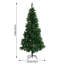 5.91' H Artificial Pine Christmas Tree