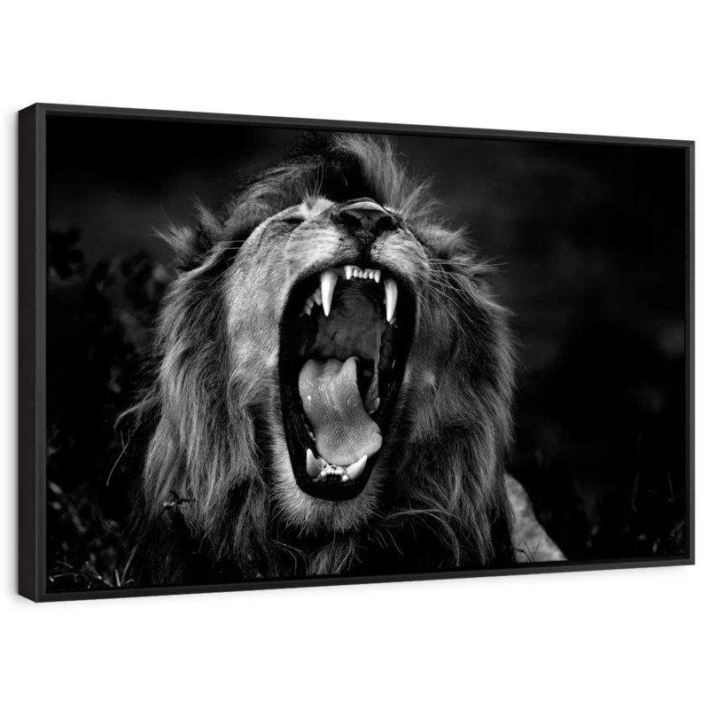 Animal «Wild Sans titre I», art mural, H 29 po x l 43 po