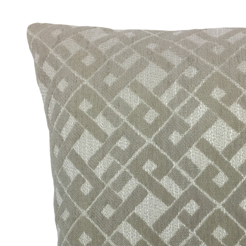Coussin décoratif écossais , 18 po x 18 po, Gris