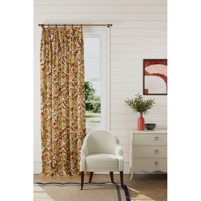 Amara Butterfly Fabric, Olive/Lotus Pink