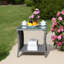 Table basse pour l'extérieur avec 1 table basse en verre trempé transparent -398333995