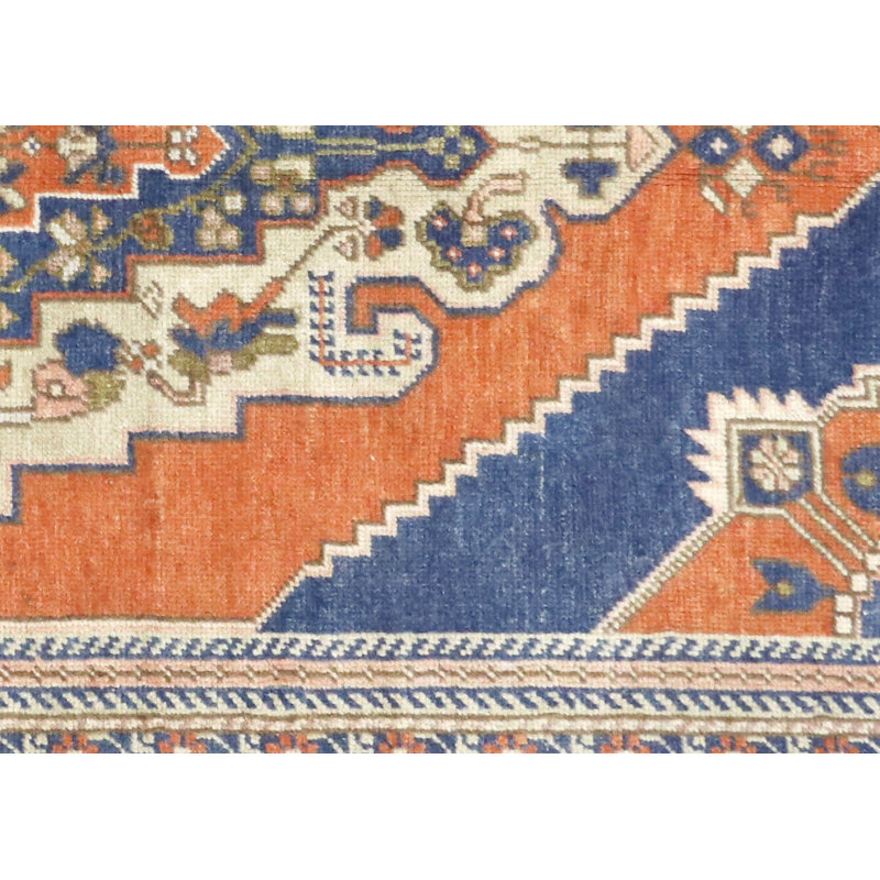 One-of-a-Kind 3'9" X 6'3" 1960s Wool Area Rug in