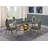 Hardnett Dellbrook White Marble Dining Set-115305039-115305027-115305026