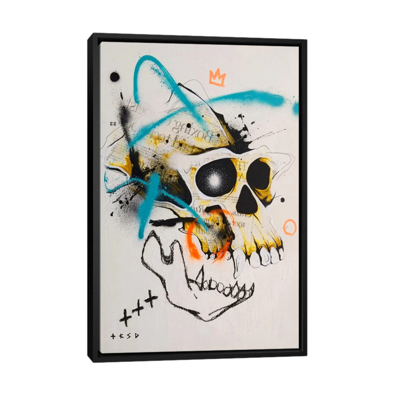 «Sans titre II» par Taka Sudo - impression sur toile tendue, H 26 po x l 18 po x P 1,5 po, Toile avec cadre noir