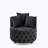 Button Tufted Velvet Upholstered Swivel Chair-538066444