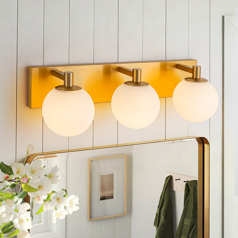 Éclairage de meuble-lavabo à intensité variable, 4 lumières