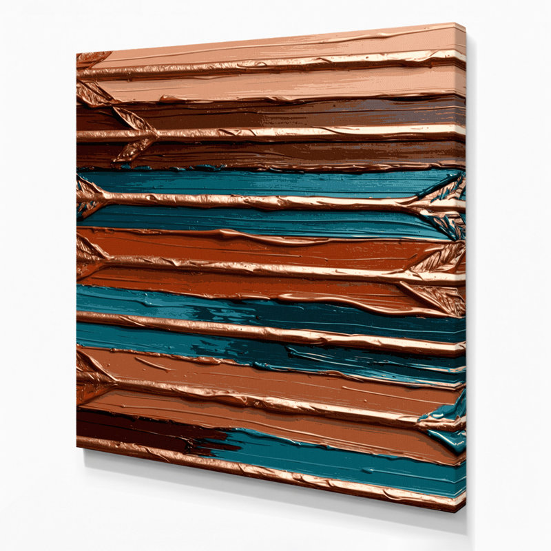 Art mural sur toile, "Southwestern", H 12 po x l 12 po