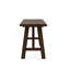 Banc en bois massif rustique avec finition en noyer rustique 1pc