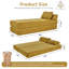 Lit de jour convertible et lit d'invité dépliant avec grand matelas-2066858158