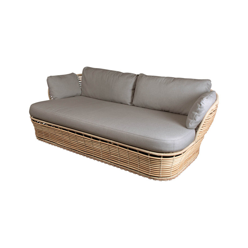 Basket 2-Seater Sofa, Taupe
