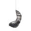 Balancelle suspendue Fam, rotin gris design