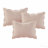 6 Piece Reversible Scalloped Edge Daybed Cover Set Blush Daybed