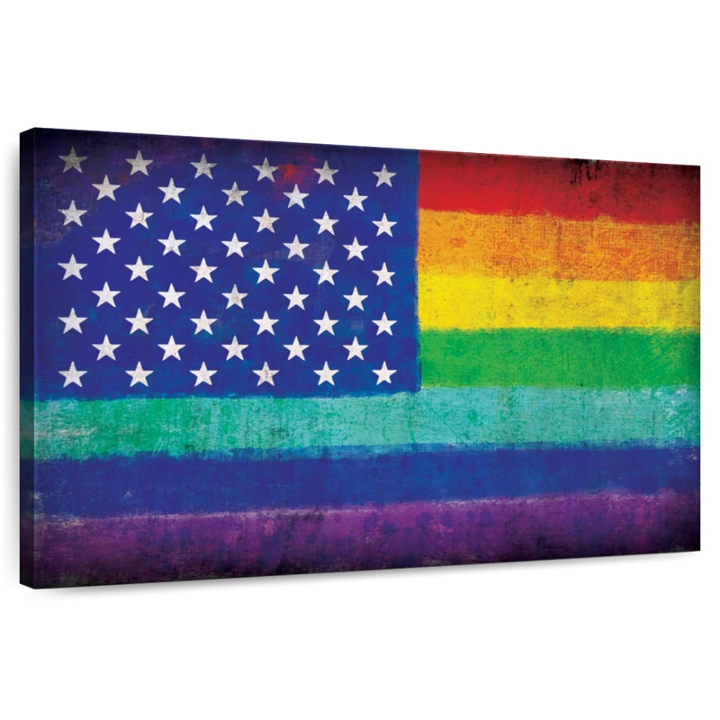 Borges American Pride Flag, 8" H x 12" W