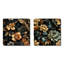 Verrill - Ensemble de 2 collages floraux carrés-101846763-101846769