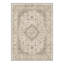 Tapis beige / gris lavable à la machine d'aspect rétro avec envers antidérapant-859082358