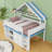 Full-Size Loft Bed With House-Inspired Canopy Roof, Built-In Storage-78106280