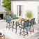 Alyne Rectangular 4 - Person 55.1" Long Bar Height Dining Set