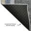 Premium Machine Washable Cerrito AMF532 Navy Rug-103958633