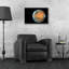  «Mars with Moon» par Hubble, télescope en verre acrylique de la NASA, 24 po x 16 po