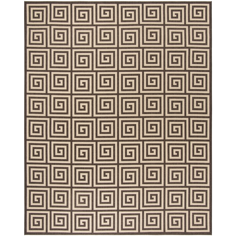 Gowanus 100 Performance Ikat Indoor/Outdoor Area Rug, Rectangle 9' x 12'