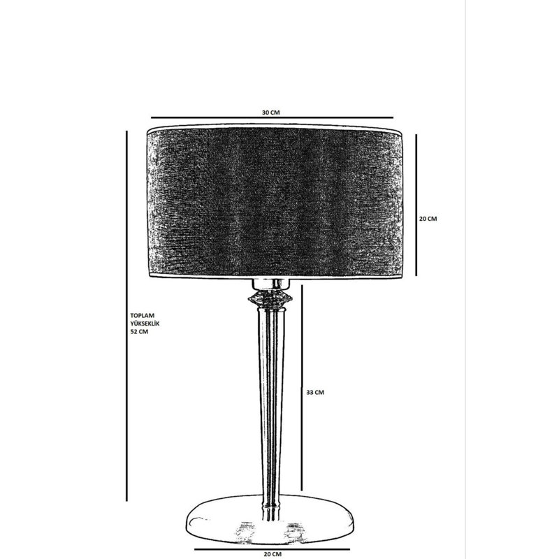 Luro Claret Red Metal Table Lamp, 21.7 in Height | 100% Metal Construction, 7.9 in Shade Diameter & 7.9 in Shade Height | E27 Socket, Max 60W | Stylish & Durable Design for Home or Office Decor, Elegant Lighting Solution