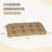 Aoodor Outdoor Polyester Tufted Bench Cushion-2004017879-2002202378