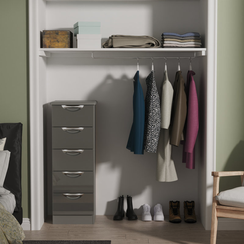 Rutilio 40cm W Manufactured Wood Bedside Table