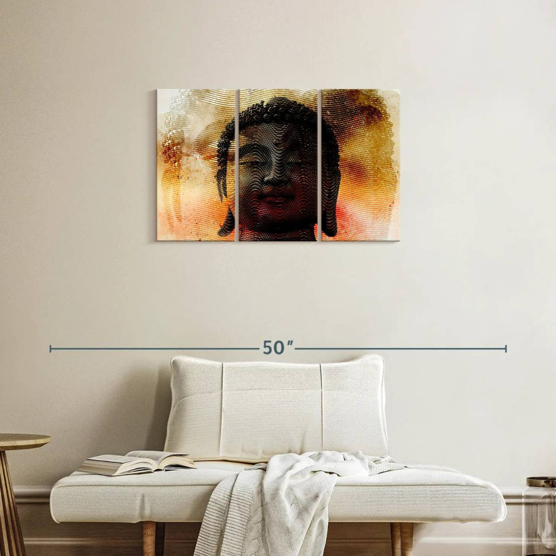 Leisha Vibes Buddha, 20" H x 33" W