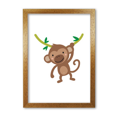 Children's Animals, Monkey - Print