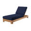 2 Pacific Teak Outdoor Chaise Loungers-1215461702