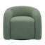 Fauteuil demi-tonneau pivotant rembourré Aunna-249351915