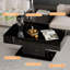 High Gloss Coffee Table with 16 Colors LED Lights-2098749261