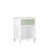 White/Sage Green
