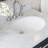 Ariel Monrow 67 Inch Double Oval Sink Bathroom Vanity With Italian Carrara Marble Countertop-105988767