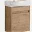 Meuble-lavabo avec lavabo Doors, 16 po pour petite salle de bain