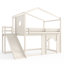 Lits avec rangement, lit mezzanine en bois aggloméré, chambre d'enfant moderne