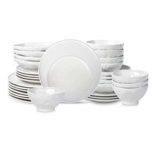 AmorArc Stoneware Dinner Plates Set of 4, 10.25 Inch Reactive Matte Glaze  Ceramic Plates Set, Modern Dinnerware Dish set for Kitchen, Microwave