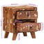 Bedside Cabinet 2 Pcs 40X32x46 Cm Solid Wood-1997869156