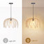Luminaire suspendu tissé en rotin pour chambre à coucher