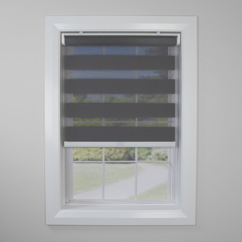 Room Darkening Zebra Shades, 24"W x 72"L